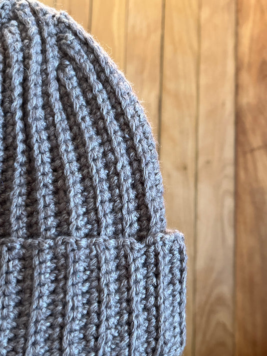sand beanie - upcycled toque