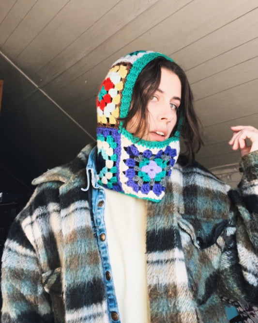 granny square balaclava #1