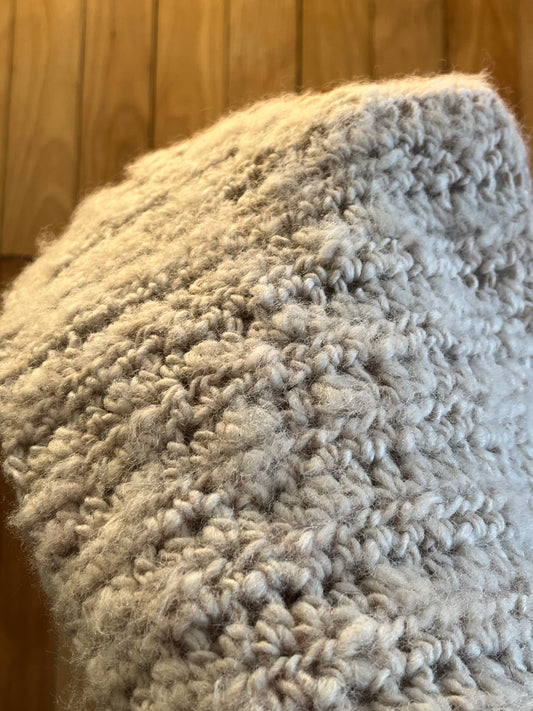 snowstorm scarf - upcycled neckwear