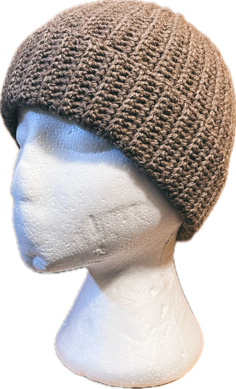 sand beanie - upcycled toque