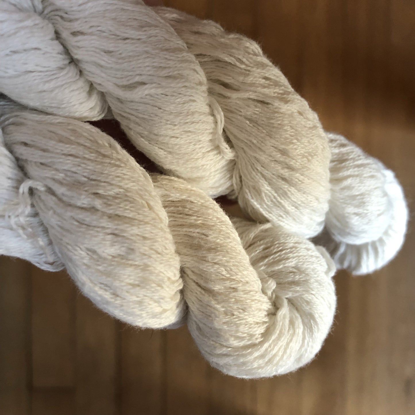 Up close shot of the white cotton.