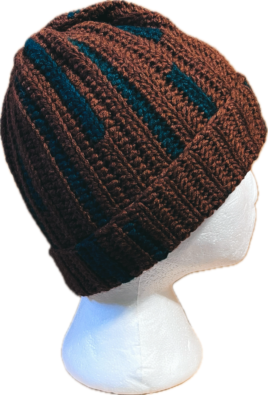 striped beanie