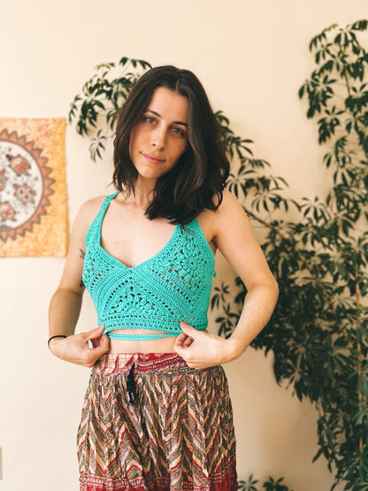 mint wrap top