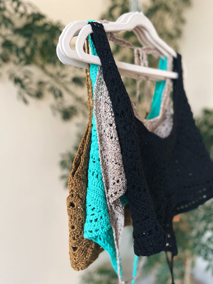 black wrap top